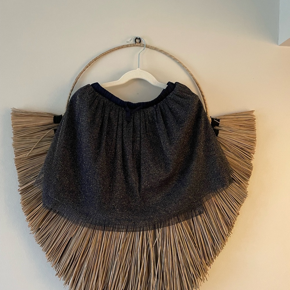 Crewcuts Navy Sparkle Tulle Skirt